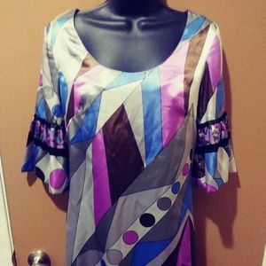 B2 Rubber Ducky Production Shirt Dress size Small